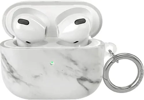 Vista 19 de Casely Funda compatible con AirPods 3 All Smiles Funda para AirPods con adhesivo de cara sonriente