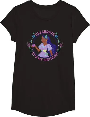 Vista 3 de Disney Encanto Isabela Madrigal It's My Birthday - Camiseta, Negro