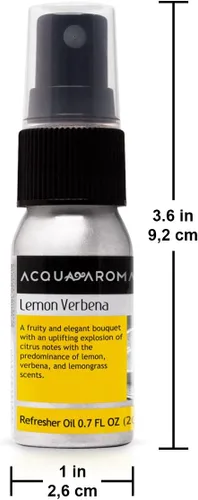 Vista 4 de Acqua Aroma Aceite refrescante de verbena de limón 0.7 onzas líquidas (0.7 fl oz)