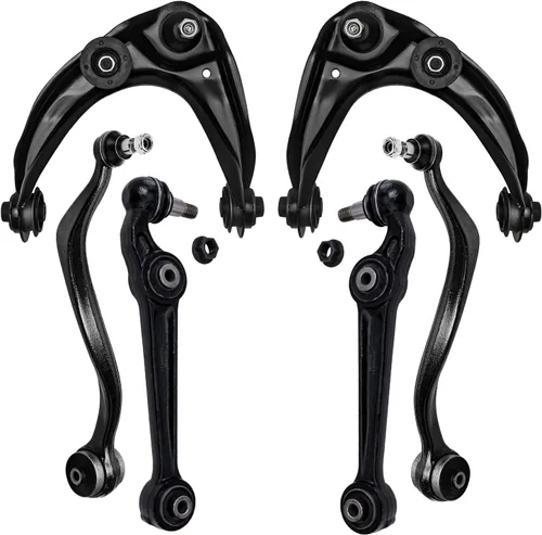 Vista 58 de Detroit Axle - Kit de extremo delantero para Chrysler 300 Dodge Charger 2011-2023 Challenger, 2 Lower Rearward Control Arms 2 Outer Tie Rods 2