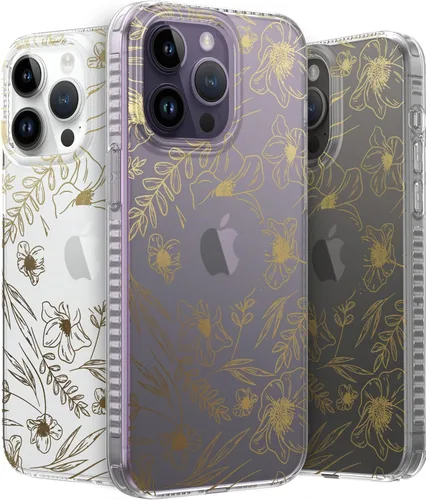 Vista 30 de LONLI Hue Funda para iPhone 14 – [Protector de golpes de 360° que absorbe los impactos] – [Funda de teléfono bonita y única para niñas y mujeres]