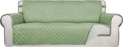 Vista 12 de PureFit - Funda de sofá acolchada reversible, protector de muebles impermeable, funda de sofá lavable con espuma antideslizante y correas elásticas