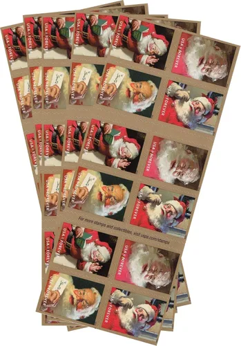 Vista 6 de Sellos Sparkling Holidays Forever 2018 (1 regular + 1 hoja de recuerdo)