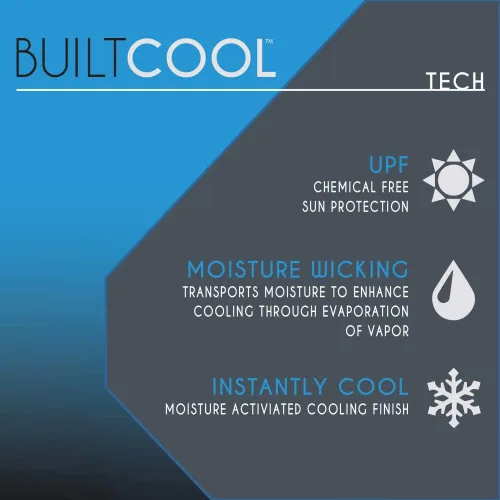 Vista 4 de BUILTCOOL Toalla refrescante para adultos, para hombres y mujeres, ligera, suave, toalla refrescante para cuello y cara, para deportes, campamento