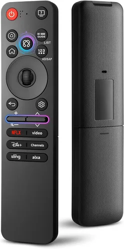Vista 15 de Paquete de 2 fundas protectoras de control remoto para mando de TV Roku/Funda protectora de silicona - Brilla en la oscuridad (Verde/Azul)