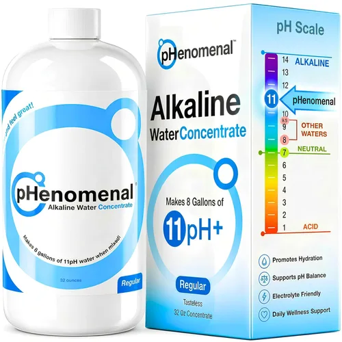 Vista 10 de Concentrado de agua alcalina fenomenal (con bomba), hace 32 galones de 11pH+, regular insípido