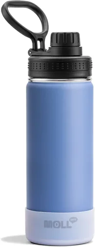 Vista 43 de Botella de agua de 12 oz para niños de acero inoxidable con aislamiento al vacío de boca ancha Botella de agua deportiva - Pequeña botella de agua