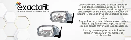 Vista 8 de Reemplazo de cristal del espejo lateral del pasajero para Toyota Sienna