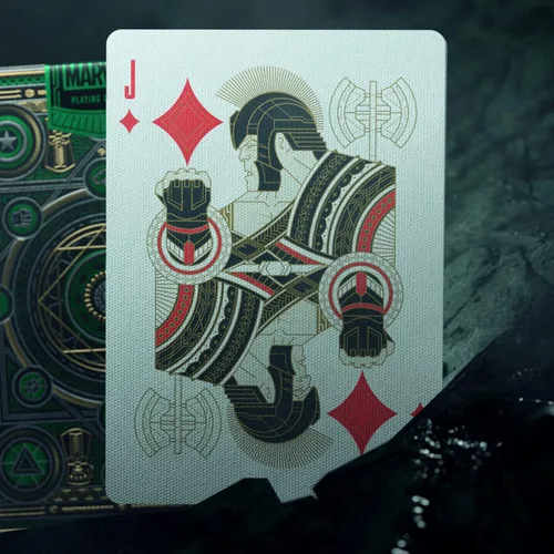 Vista 8 de theory11 Cartas de juego Avengers Edición Verde Premium - Juego de cartas de Marvel Studios de The Infinity Saga