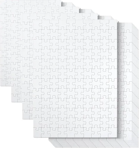 Vista 13 de Mr. Pen - Rompecabezas en blanco, paquete de 5, 100 piezas/paquete, 10.6" x 14.2" pulgadas, rompecabezas blanco, rompecabezas en blanco