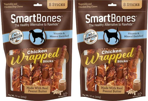 Vista 14 de SmartBones SmartStick envuelto con pollo real, 1 unidad (paquete de 8)