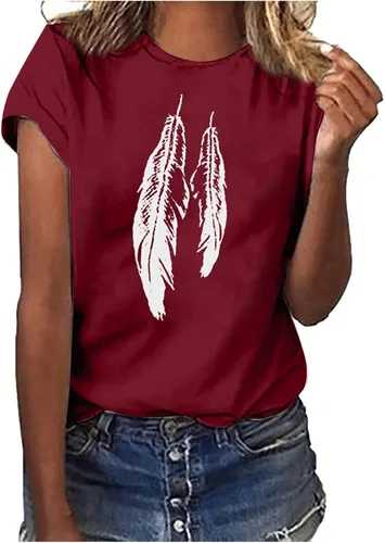 Vista 84 de Camiseta con estampado de animales para mujer, camiseta de libélula divertida, linda camiseta de manga corta, blusa de primavera 2023, camisas