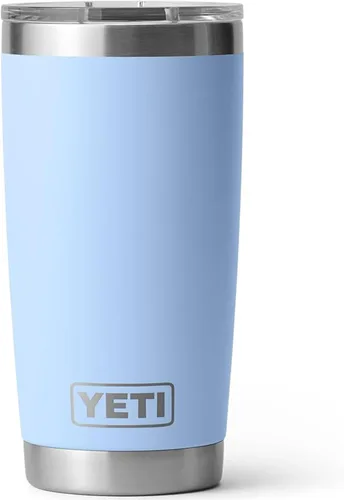 Vista 29 de YETI Rambler - Vaso de acero inoxidable con aislamiento al vacío de 20 onzas con tapa MagSlider Todo acero inoxidable