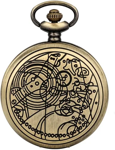 Vista 2 de Relojes de bolsillo vintage para hombres y niños, reloj de bolsillo con cadena, regalos de Navidad, regalos del día del padre, regalos del día