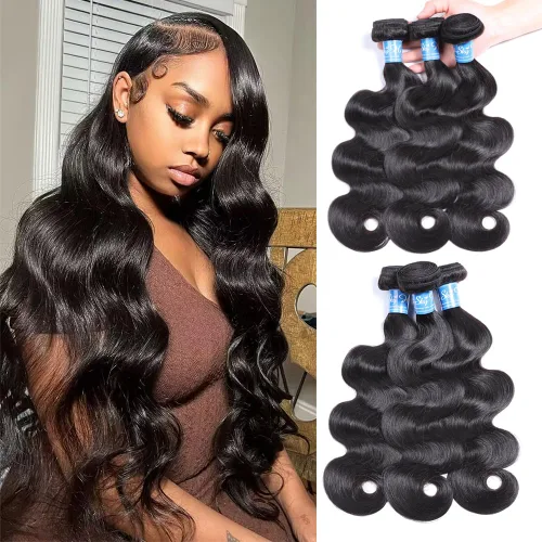 Vista 3 de Cabello Humano peruano, con cuerpo y ondas