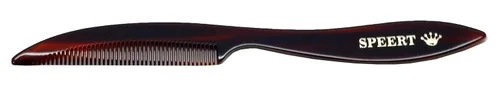 Vista 41 de #10 Peine de dientes estrechos hecho a mano Tortuga Havana Acetato fino recto fino desenredante Parting Grooming Teasing Peluquería Peluquería