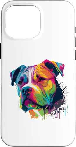 Vista 19 de Colorful American Bulldog American Bully Men Women Case for iPhone 17