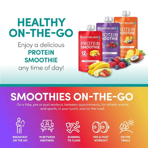 Vista 7 de Designer Wellness Paquete variado de batidos de proteínas y paquete de bayas mixtas