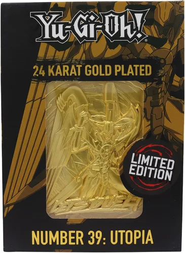 Vista 2 de FANATTIK Kon-Ygo46G Yu-Gi-Oh Lingote Utopia Edición Limitada (Chapado En Oro), Negro