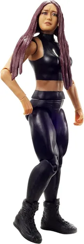 Vista 2 de WWE Io Sharai - Figura de acción de la serie 124, figura de acción posable de 6 pulgadas, coleccionable para edades de 6 años en adelante