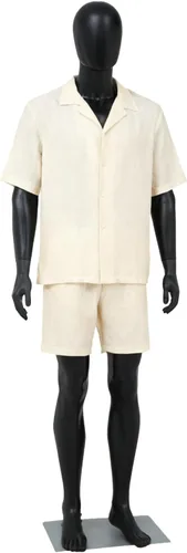 Vista 11 de Maniquí masculino de 6 pies con forma de cuerpo completo para vestido, soporte ajustable y posable, maniquí torso con base de metal, blanco