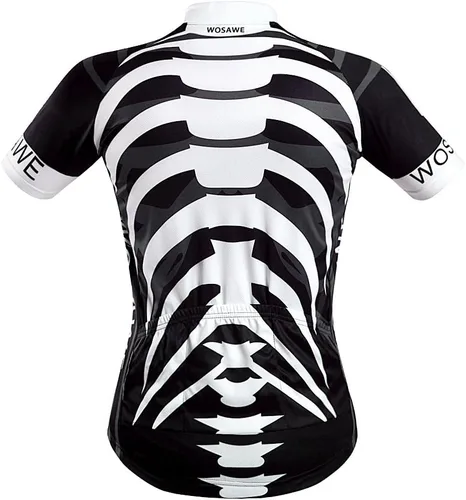 Vista 4 de WOSAWE Camiseta de ciclismo transpirable de manga corta para hombre