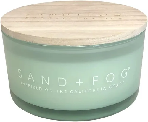 Vista 62 de Sand + Fog Vela perfumada - Chai – Aromas adicionales y tamaños – Mecha 100% de algodón sin plomo - Velas de lujo en frasco para refrescar el aire
