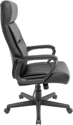 Vista 5 de STAPLES Rutherford Luxura - Silla de gerente, color negro, paquete de 2 (ST45608V-CCVS)