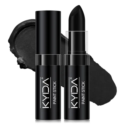 Vista 8 de KYDA White Face Body Paint Stick, White Matte Lipstick Eyeblack 01 WHITE