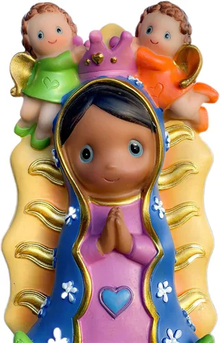 Vista 3 de Cara de bebé Virgen María Católica Virgen De Guadalupe de 8" de alto