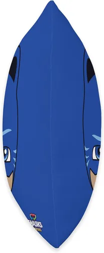 Vista 2 de PJ Masks Power Heroes Catboy Sassy Big Face - Almohada de retrato de 16 x 16 pulgadas, multicolor