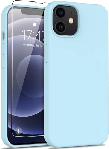 Vista 62 de bemal Funda para iPhone 14 Pro con protector de pantalla, silicona líquida de ajuste delgado, forro de microfibra suave, diseñada para mujeres