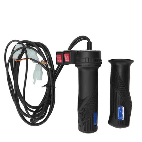 Vista 9 de Alomejor Agarre de acelerador de control de velocidad, engranajes de 3 velocidades, mango de gas universal para scooter eléctrico con engranaje