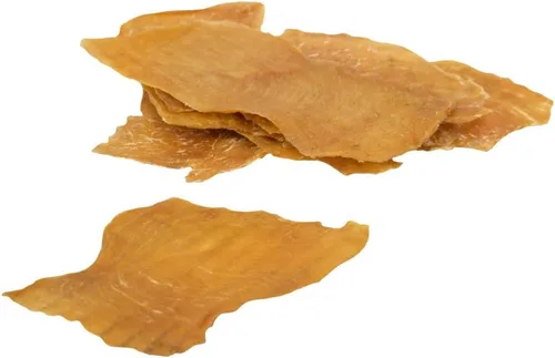 Vista 2 de Lucky Premium Treats Filetes de carne seca de pollo - Golosinas de pollo para perros hechas con pechuga de pollo deshidratada magra en rodajas
