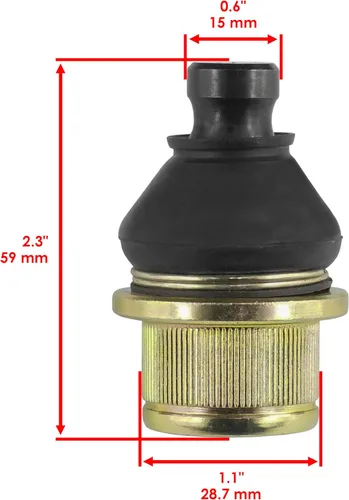Vista 2 de Caltric Juego de 4 rótulas superior e inferior compatible con Arctic Cat Prowler XTZ 1000 / XT1000 2009 2010-2016