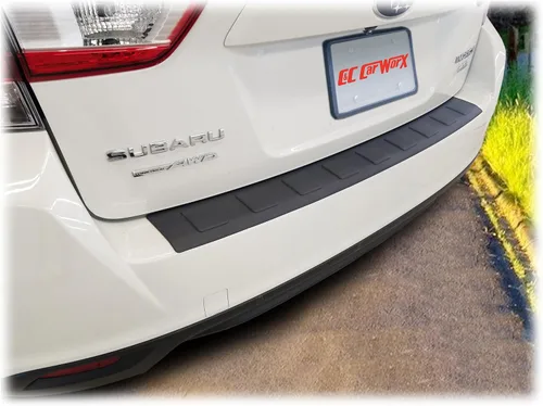 Vista 3 de C&C CarWorx - Protector de parachoques trasero de repuesto compatible con Subaru Impreza Hatchback de 5 puertas 2017, 2018, 2019, 2020, 2021, 2022