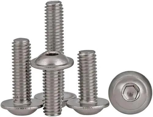 Vista 7 de Juego de conectores de perfil de aluminio de la serie 2020, 4 soportes de esquina, 8 tuercas M5 x 0.315 in, 8 tornillos de rosca de tapa hexagonal