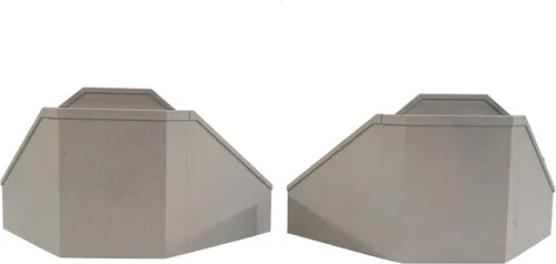 Vista 3 de Walthers Cornerstone Puente de ferrocarril de doble vía Pilar concreto pkg(2) 933-4553 HO Escala Modelo Ferrocarril - Kit de estructura