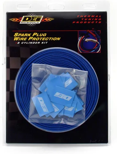 Vista 10 de Design Engineering 010611 Protect-A-Wire Kit de manguitos negros de 2 cilindros para cubrir y proteger los cables de bujías