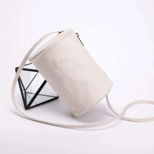 Vista 7 de Bolso casual de la forma del cilindro de la mujer simplemente nuevo bolso de hombro popular negro