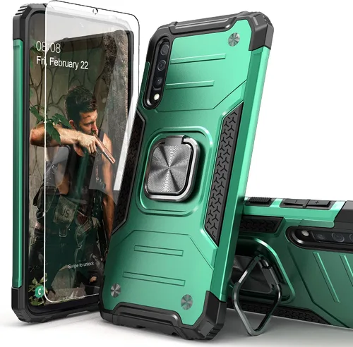 Vista 11 de Funda con soporte para Galaxy A50/A30S/A50S, protector de Negro