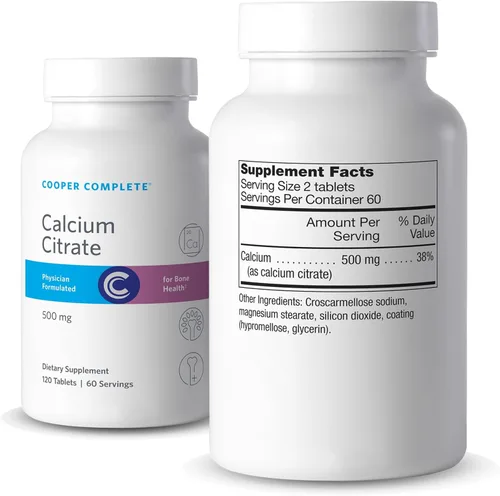 Vista 2 de Cooper Complete Citrato de calcio 500 mg, 120 comprimidos, salud ósea†