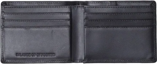 Vista 3 de RVCA Cartera plegable de cedro, Negro, talla única , Cartera plegable de cedro