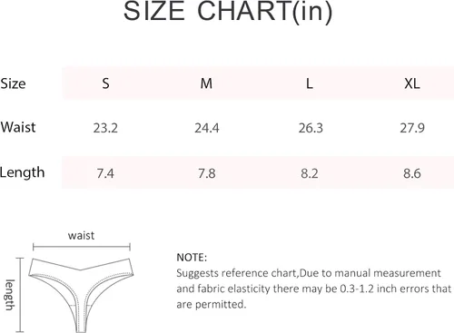 Vista 6 de DEANGELMON Bikini sin costuras para mujer, ropa interior invisible invisible, cintura en V, hipster, suave, elástico, paquete múltiple