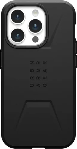 Vista 7 de URBAN ARMOR GEAR UAG - Funda compatible con iPhone 15 Pro de 6.1 pulgadas, color negro civil, imán integrado compatible con carga MagSafe, funda
