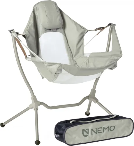 Vista 8 de Nemo Stargaze - Silla reclinable de lujo para máxima comodidad de campamento y observación de estrellas (2023), color aguamarina neblina