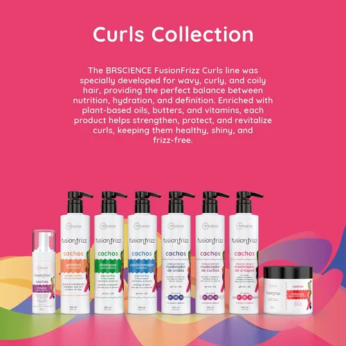 Vista 8 de Brscience Fusionfrizz Curls 4A, 4B, 4C - Crema de peinado rizado 16.9 fl oz