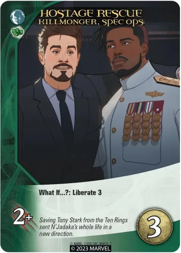 Vista 7 de Legendary Marvel: What If? Un juego de construcción de mazos de Marvel Juego de mesa cooperativo Basado en What If...? Serie de TV Disney+