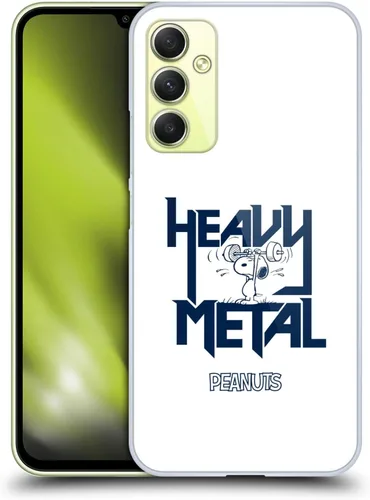 Vista 25 de Head Case Designs Funda rígida con licencia oficial de Peanuts Charlie Brown Good Grief Rock Tees compatible con Samsung Galaxy A15