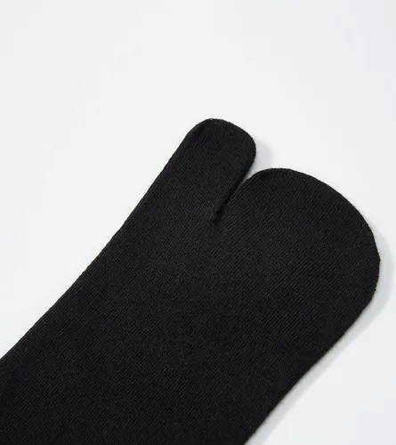 Vista 6 de Calcetines Tabi Split Toe Geta de algodón absorbente para hombre, paquete de 4